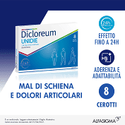 Dicloreum Unidie cerotti antinfiammatori per dolore 8 cerotti 