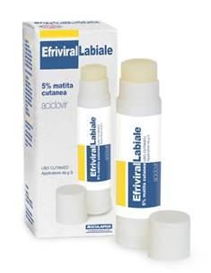 Efrivirallabia, 5% matita cutanea applicatore da 3g