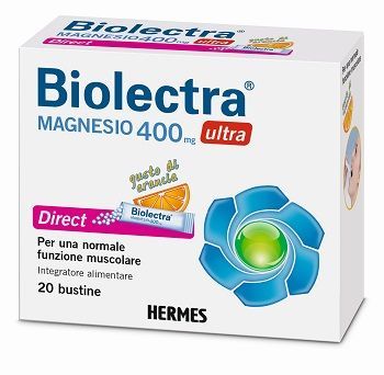 Biolectra ultra 400mg gusto arancia 20 bustine