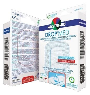 M-Aid Drop Med Cerotto in tessuto non tessuto 7x5cm 5 pz