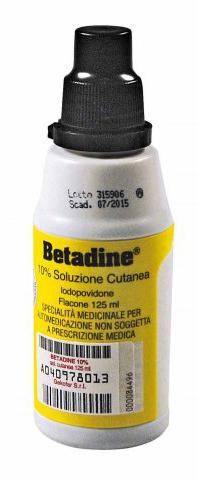 Betadine 10% soluzione cutanea flacone 125ml