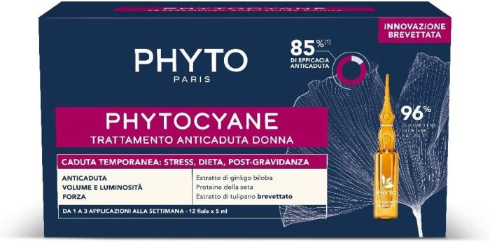 Phytocyane Fiale Trattamento Anticaduta Temporanea Capelli Donna