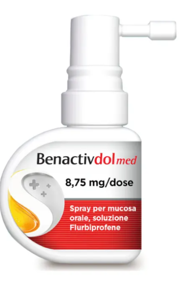 Benactivdolmed Spray Mucosa Orale 15ml 8,75mg/Dose