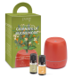 Purae Cofanetto Kit Giornate Buonumore - Diffusore A Ultrasuoni Mini Hibiscus + 2 Oli Essenziali Di Mandarino E Litsea Cubeba