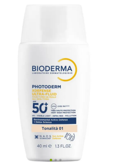 Bioderma Photoderm Xdefense Ultra Fluid SPF50+ Solare Viso N01 40ml
