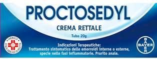 Proctosedyl crema rettale tubo 20g