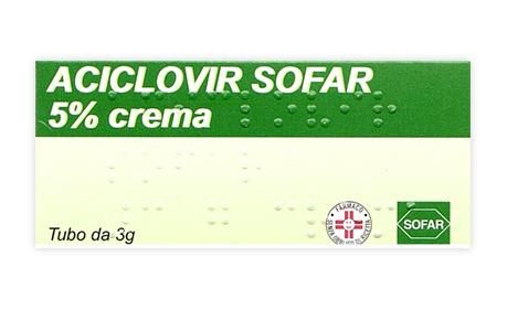 Aciclovir sof, 5% crema tubo da 3g