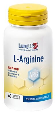 Long life l-arginine 60tav