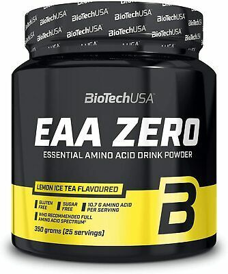 Biotechusa bcaa zero amino acid drink powder lemon iced tea flavoured 360g