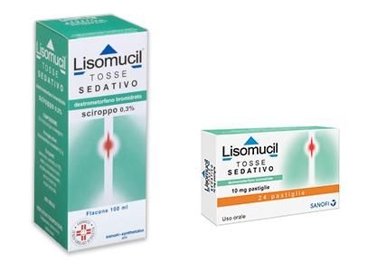 Lisomucil tosse s, 10mg pastiglie 24 pastiglie in blister
