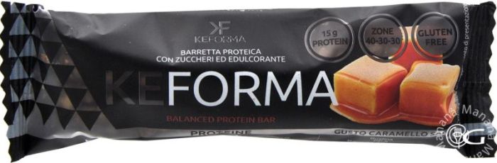 Keforma Balanced Bar 40-30-30 caramello salato 50gr