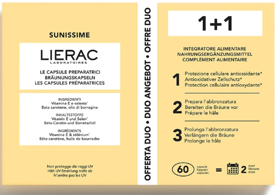 Lierac Sunissime Capsule Preparatrici Duo 60 Capsule