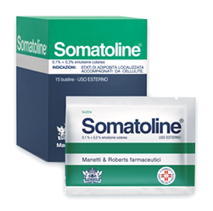 Somatoline 0,1% + 0,3% emulsione cutanea 15 bustine