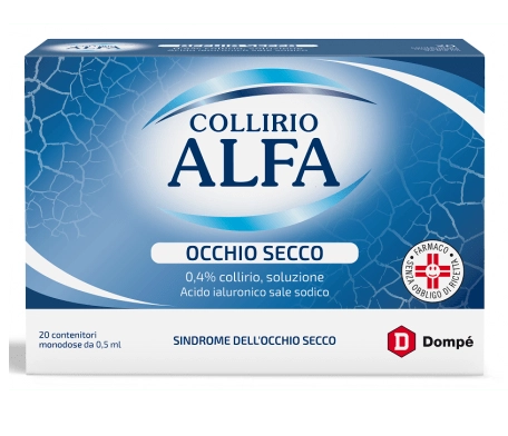Collirio alfa occhio secco 20 flaconi da 0,5ml 