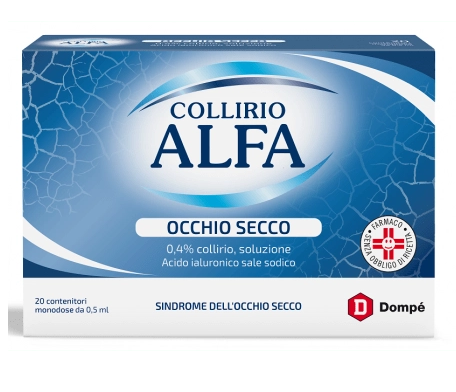 Collirio alfa occhio secco 20 flaconi da 0,5ml scad.6/2024