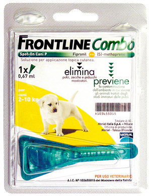 Frontline combo spot on cani piccoli - 1 pipetta 0,67ml