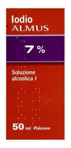 Iodio sol alco, 7%/5% soluzione cutanea alcoolica 1 flacone 25ml