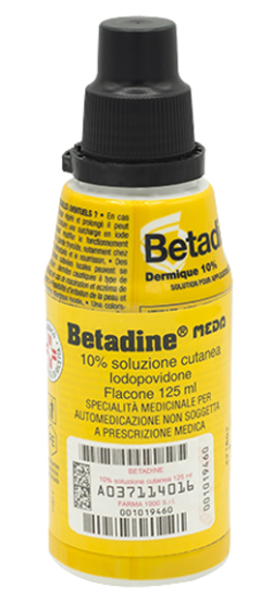 Betadine 10 % soluzione cutanea flacone 125ml