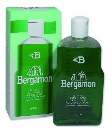 Alfa bergam, 1g/100ml concentrato per soluzione cutanea e vaginale 1 flacone da 500ml