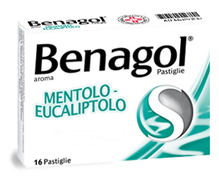 Benagol pastiglia gusto mentolo-eucaliptolo 16 pastiglie