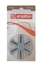 Amplifon 312 pila zn-aria 6pz