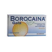 Borocaina go, 1,5mg compresse orosolubili gusto arancia 20 compresse