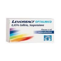 Levoreact of, 0,05% collirio, sospensione flacone 4ml