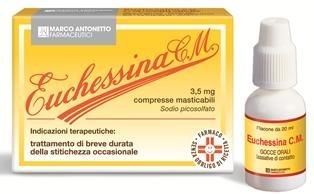 Euchessina , 750mg/100ml gocce orali, soluzione 1 flacone 20ml