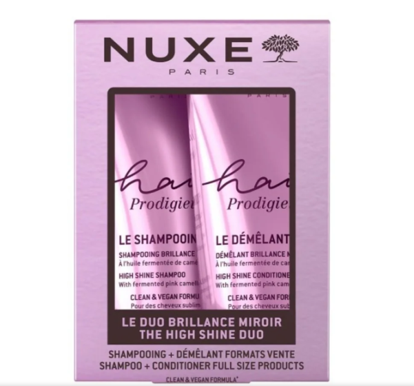 Nuxe Hair Prodigieux - Duo Lucentezza dei Capelli Shampoo Illuminante 200ml + Balsamo Districante 200ml