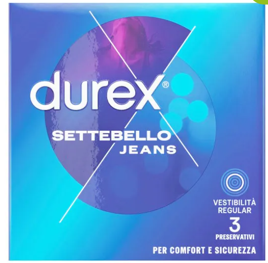 Durex Settebello Jeans 3 Preservativi