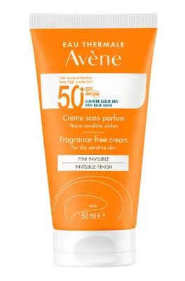 Avène Crema Senza Profumo SPF 50+ Solare Viso 50ml Protezione