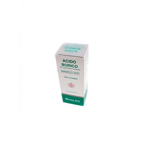 Acido borico , 3% soluzione cutanea flacone da 200ml