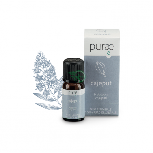 Purae olio essenziale cajeput foglie 10ml