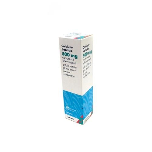 Calcium Sandoz 20cpr eff 500mg