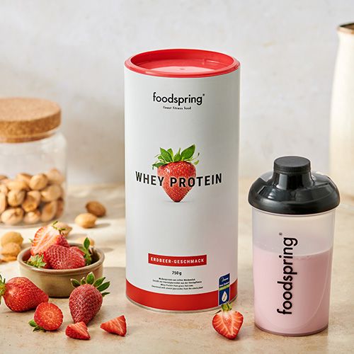 Foodspring Whey Protein Fragola Flavour 750g