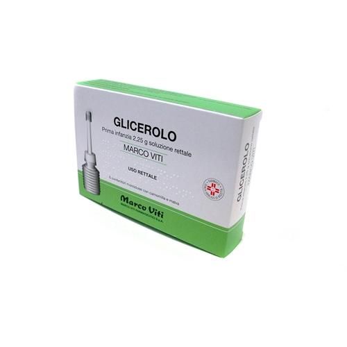 Glicerolo , prima infanzia 2,25g soluzione rettale 6 contenitori monodose con camomilla e malva