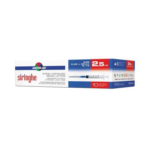 M-Aid Siringhe 23G Ven 2,5ml