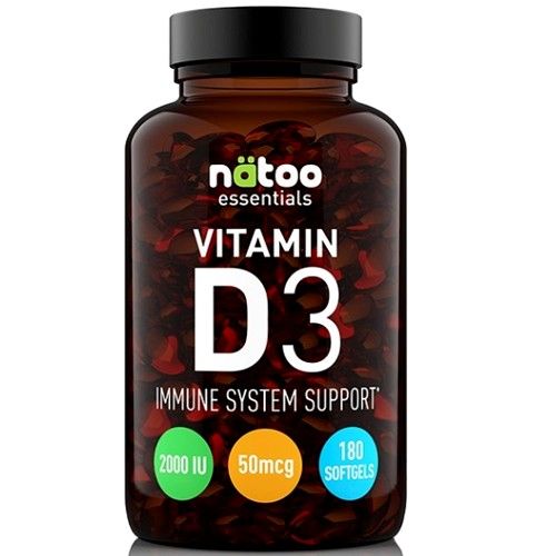 Natoo Vitamin D3 2000UI 180 Softgels