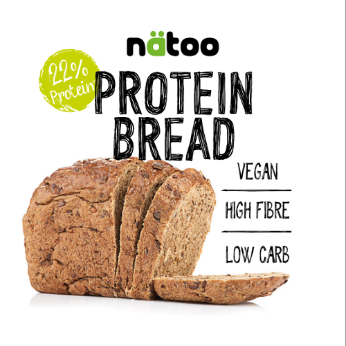 Natoo protein bread 365g - pane proteico a fette