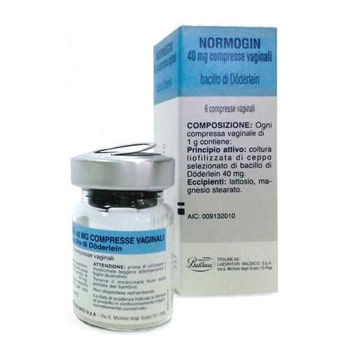 Normog, 40mg compresse vaginali 6 compresse vaginali