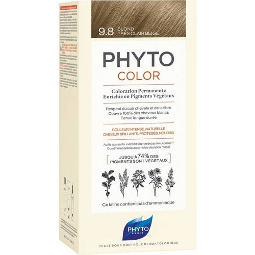 Phyto phytocolor 9.8 biondo chiarissimo cenere