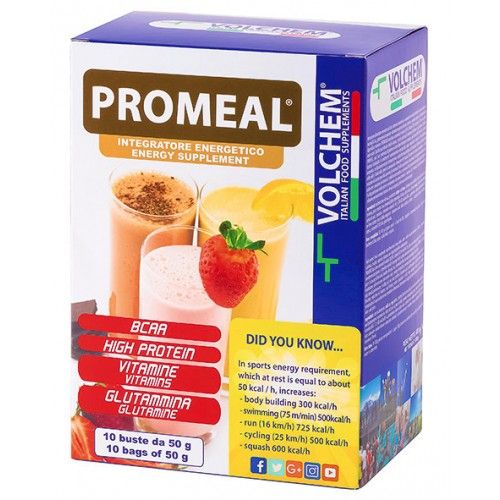 Volchem promeal integratore energetico 10 bst vaniglia