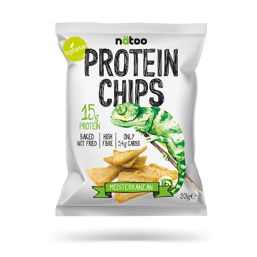 Natoo protein chips - mediterranean - 33g