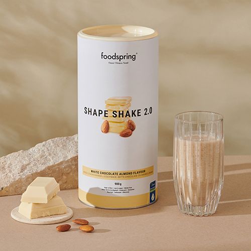 Foodspring Shape Shake 2.0 White Chocolate Almond Flavour 900g