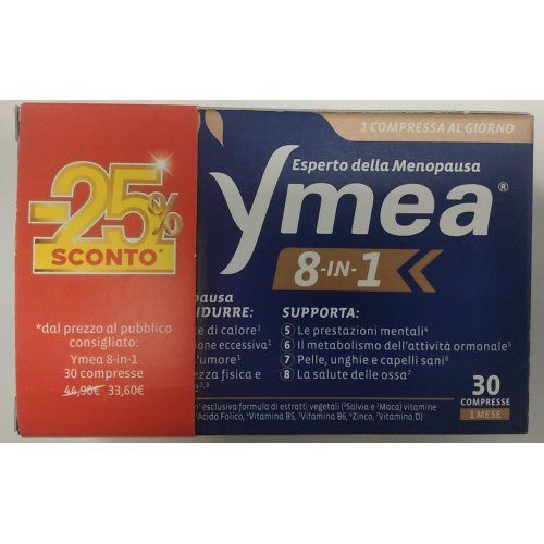 YMEA 8in1- Integratore Alimentare Contro i disturbi della meno pausa 30 compresse PROMO