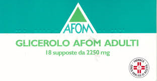 Glicerolo af, adulti 2,250g supposte 18 supposte