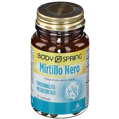 Body spring mirtillo nero 50mg 50cps