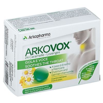 Arkovox menta/eucalipto 24 caramelle