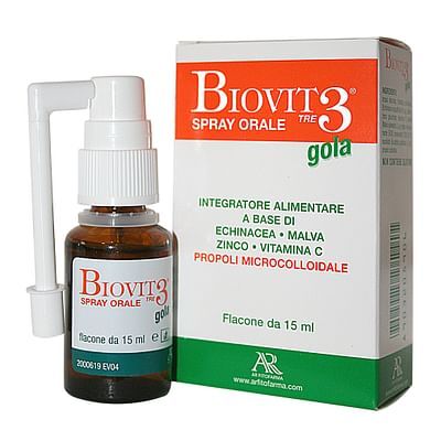 Biovit 3gola spray 1flacone 15ml