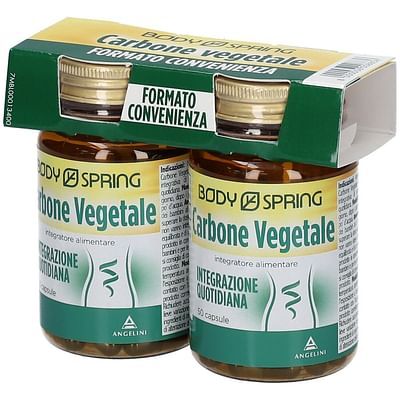 Body spring carbone vegetale bipack 50cps